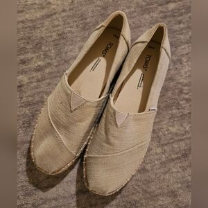 TOMS Alpargata canvas slip-on shoes Womens 8.5